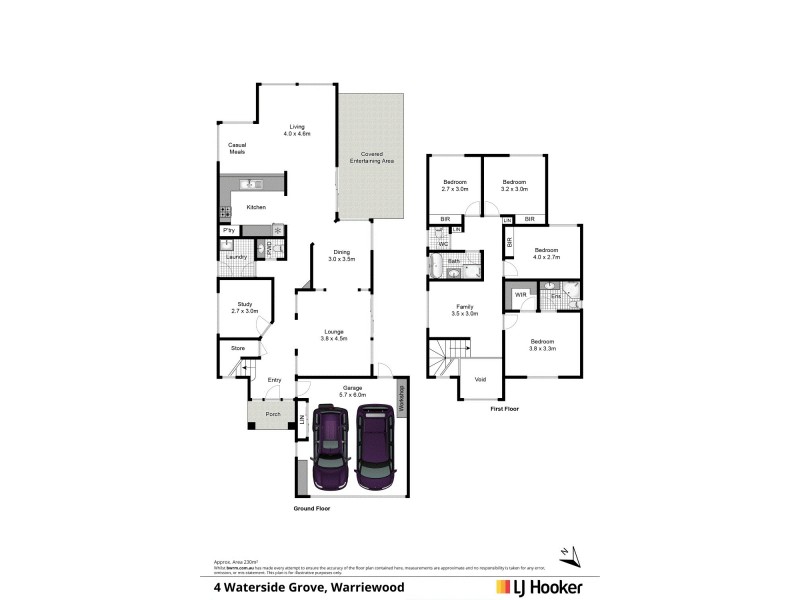 4 Waterside Grove, Warriewood NSW 2102 Floorplan