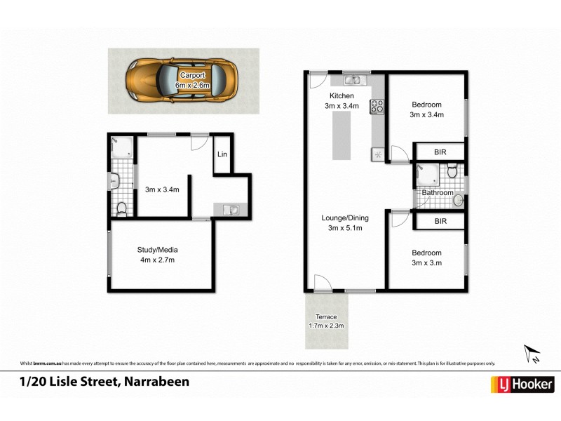 1/20 Lisle Street, Narrabeen NSW 2101 Floorplan