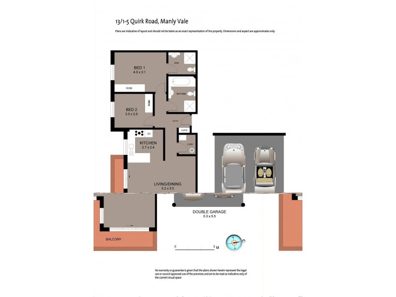 13/1-5 Quirk Road, Manly Vale NSW 2093 Floorplan