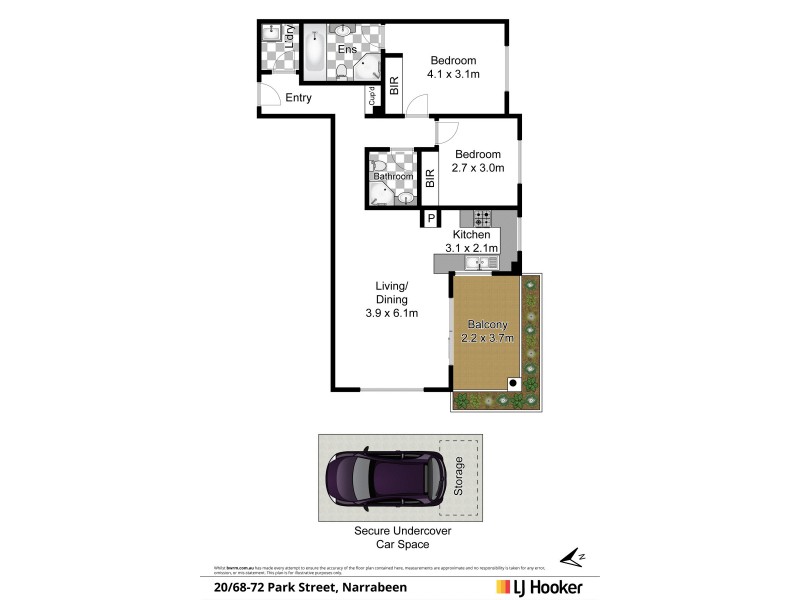 20/68-72 Park Street, Narrabeen NSW 2101 Floorplan