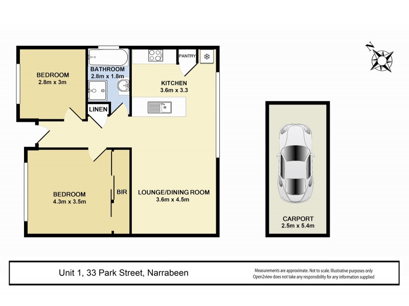 1/33 Park Street, Narrabeen NSW 2101 Floorplan