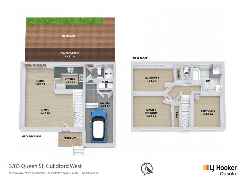 3/83 Queen Street, Guildford West NSW 2161 Floorplan
