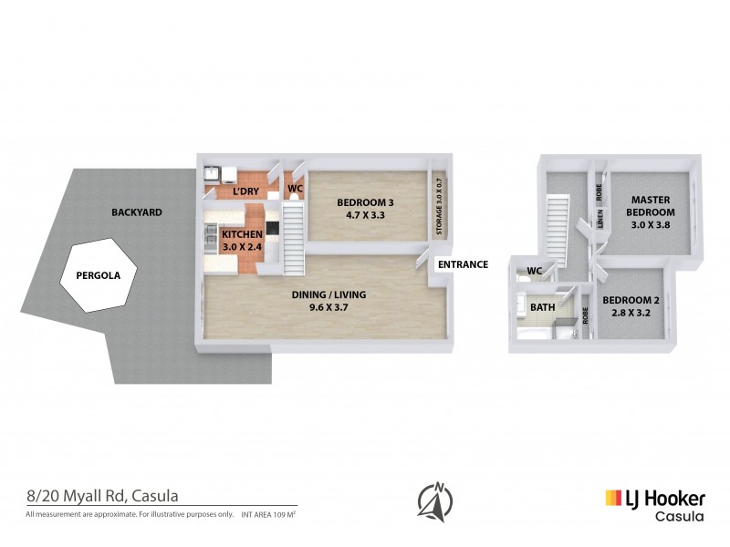 8/20 Myall Road, Casula NSW 2170 Floorplan