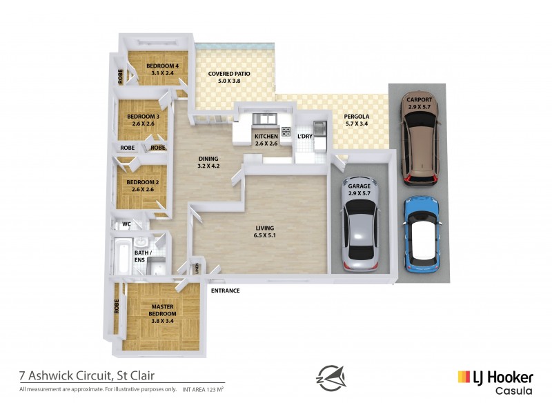 7 Ashwick Circuit, St Clair NSW 2330 Floorplan
