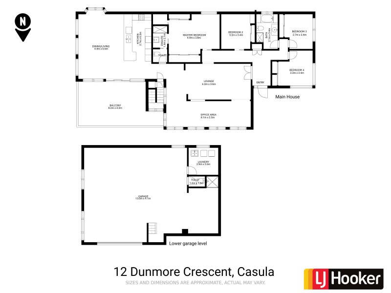 12 Dunmore Crescent, Casula NSW 2170 Floorplan