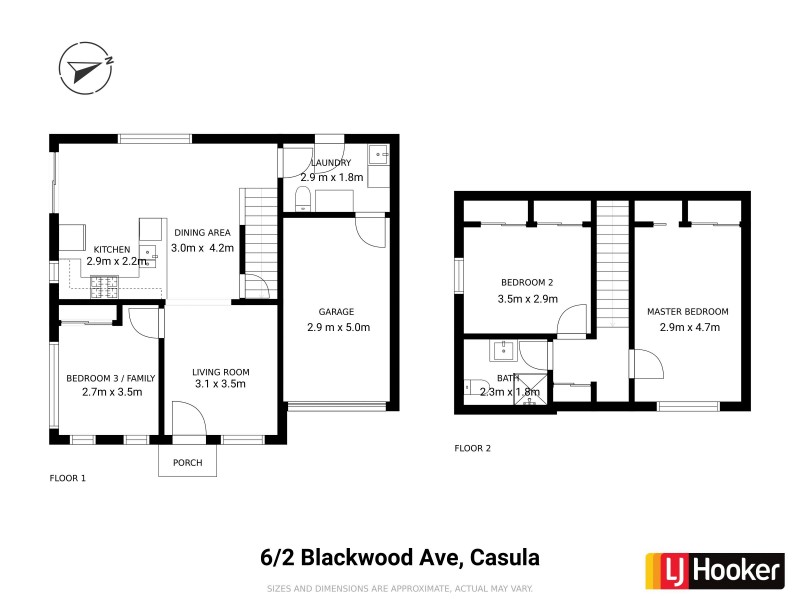 6/2 Blackwood Avenue, Casula NSW 2170 Floorplan