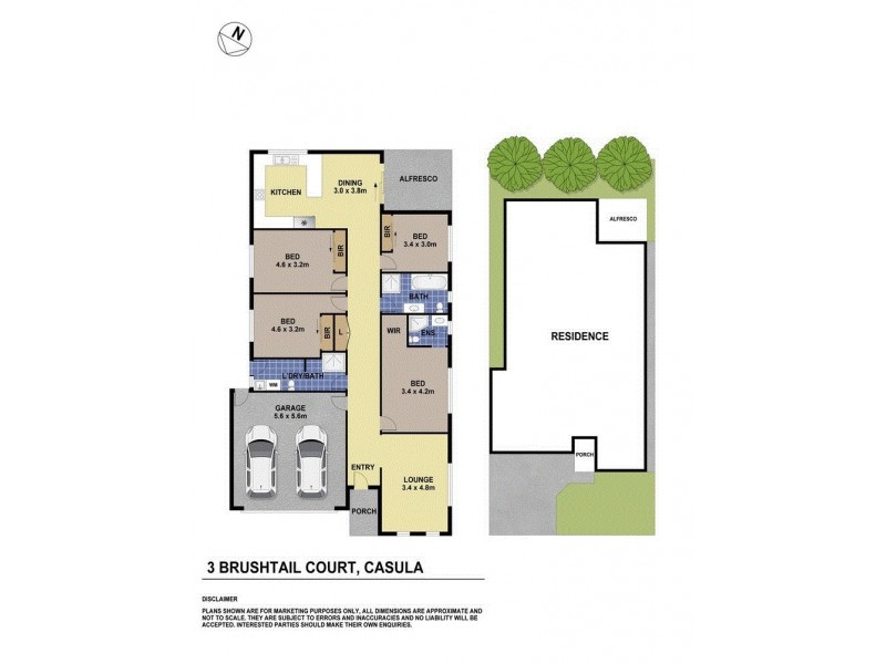 3 Brushtail Court, Casula NSW 2170 Floorplan