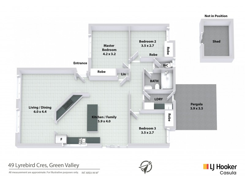 49 Lyrebird Crescent, Green Valley NSW 2168 Floorplan