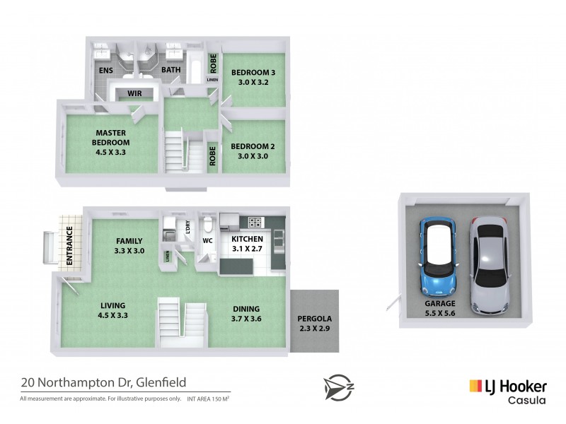 20 Northampton Drive, Glenfield NSW 2167 Floorplan