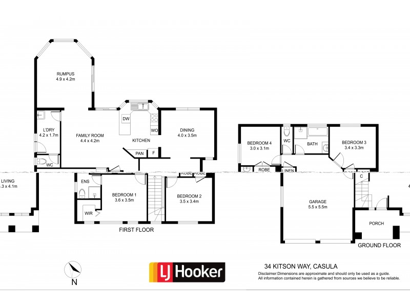 34 Kitson Way, Casula NSW 2170 Floorplan