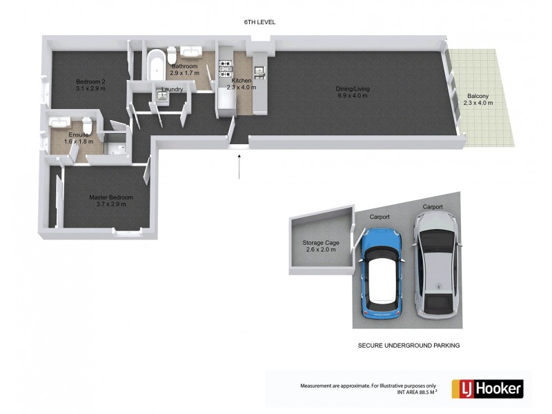 81/1 Browne Parade, Warwick Farm NSW 2170 Floorplan