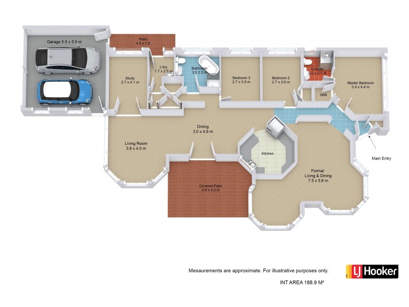 5 Boro Close, Prestons NSW 2170 Floorplan
