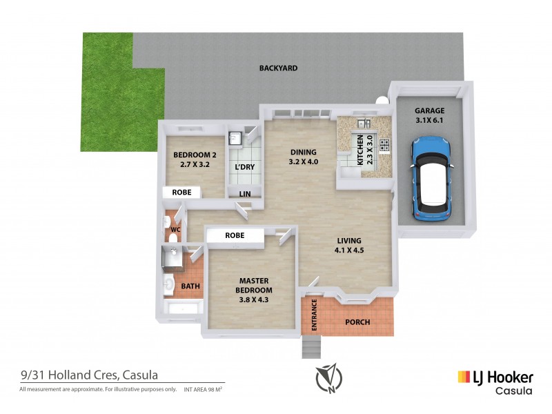 9/50 Reserve Road, Casula NSW 2170 Floorplan