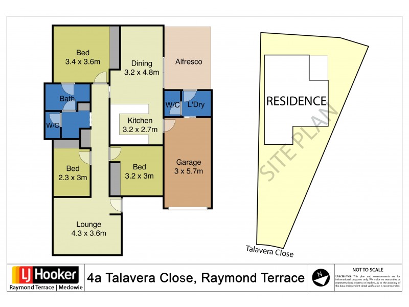 4A Talavera Close, Raymond Terrace NSW 2324 Floorplan