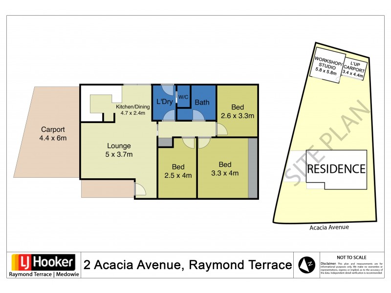 2 Acacia Avenue, Raymond Terrace NSW 2324 Floorplan