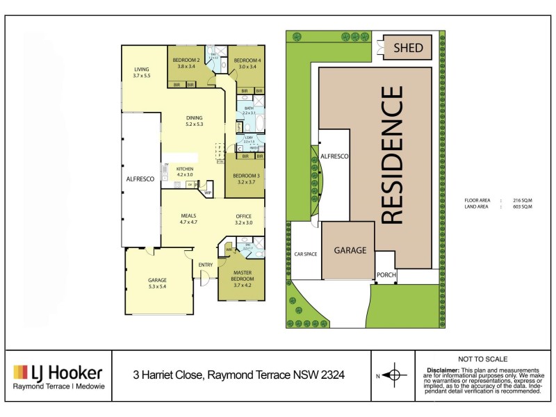 3 Harriet Close, Raymond Terrace NSW 2324 Floorplan
