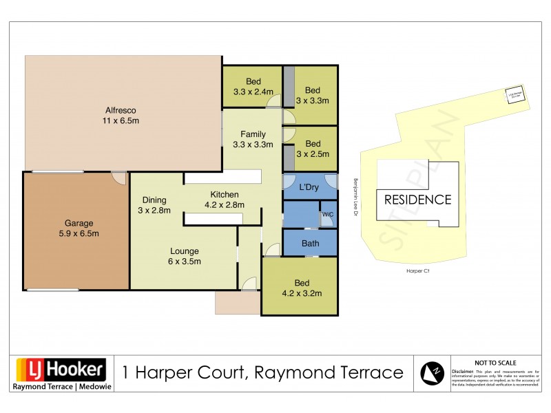 1 Harper Court, Raymond Terrace NSW 2324 Floorplan