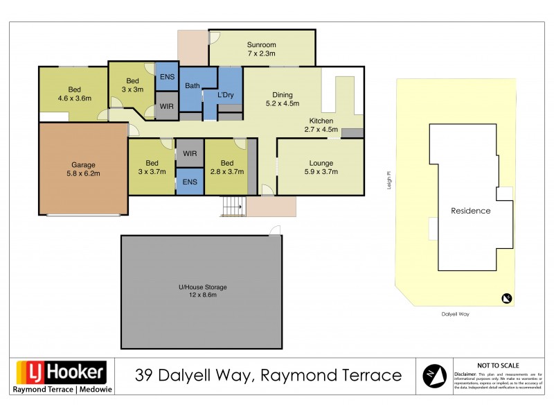 39 Dalyell Way, Raymond Terrace NSW 2324 Floorplan