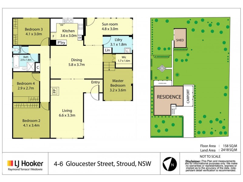 4 Gloucester Street, Stroud NSW 2425 Floorplan