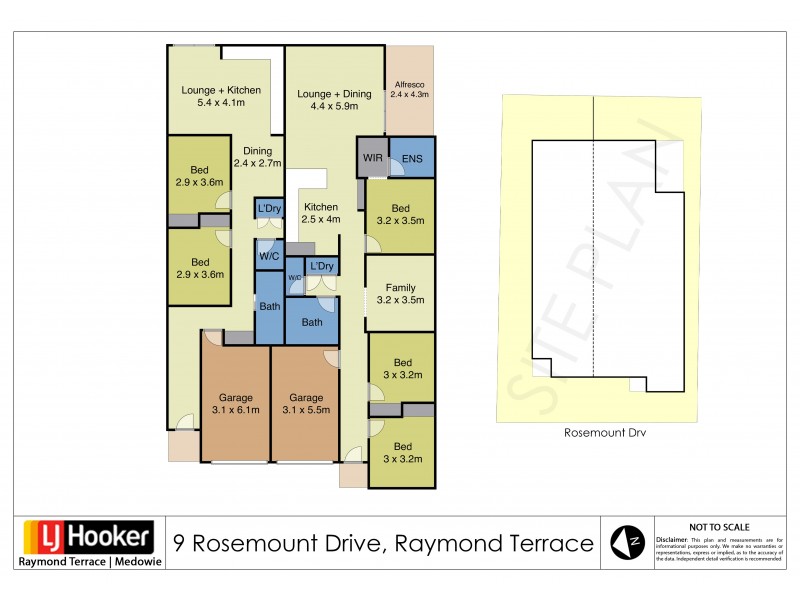 1/9 Rosemount Drive, Raymond Terrace NSW 2324 Floorplan