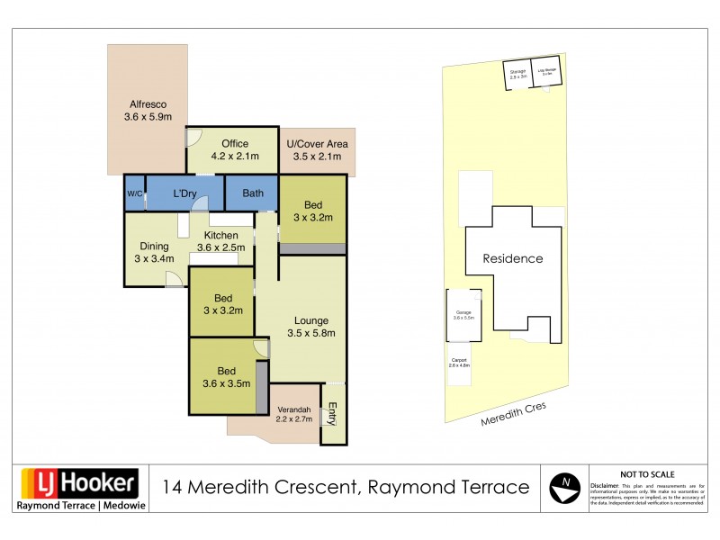 14 Meredith Crescent, Raymond Terrace NSW 2324 Floorplan