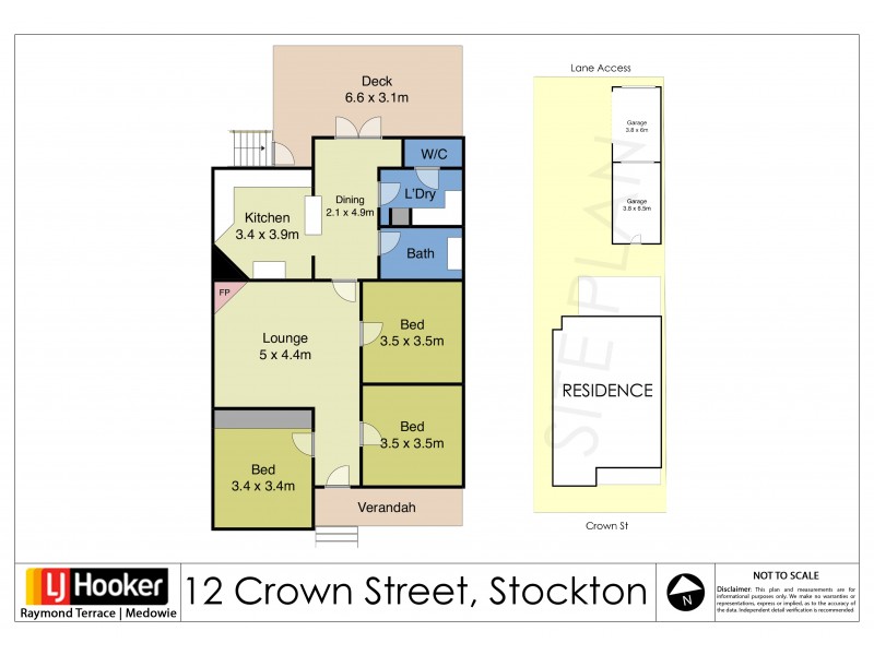 12 Crown Street, Stockton NSW 2295 Floorplan