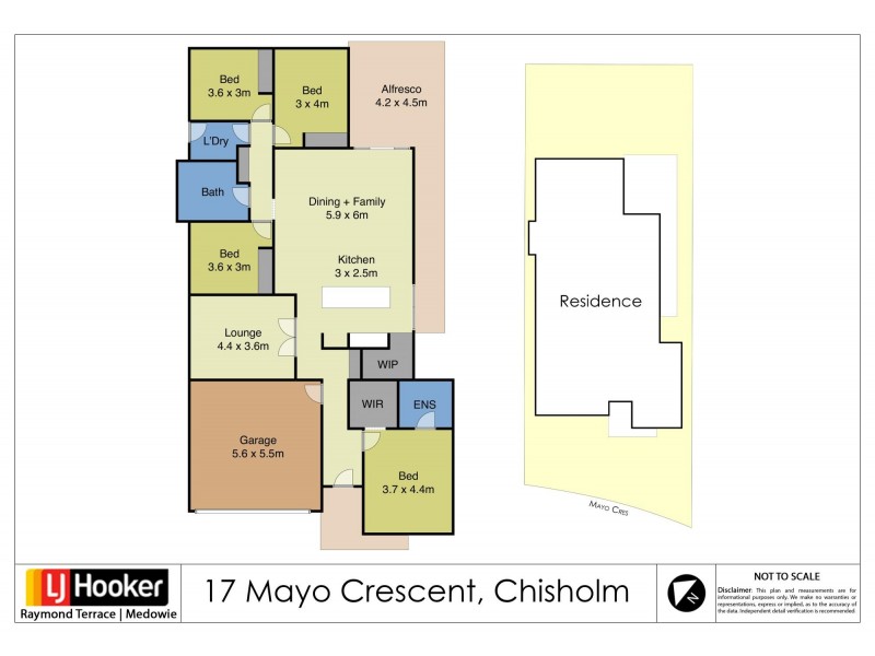 17 Mayo Crescent, Chisholm NSW 2322 Floorplan