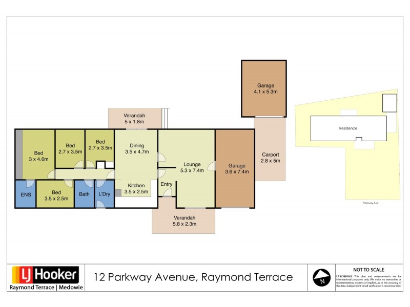 12 Parkway Avenue, Raymond Terrace NSW 2324 Floorplan