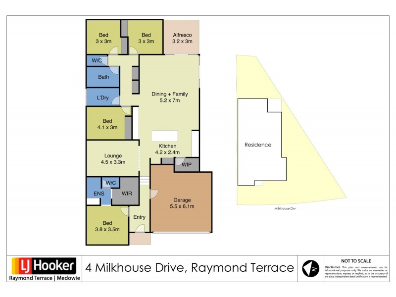 4 Milkhouse Drive, Raymond Terrace NSW 2324 Floorplan