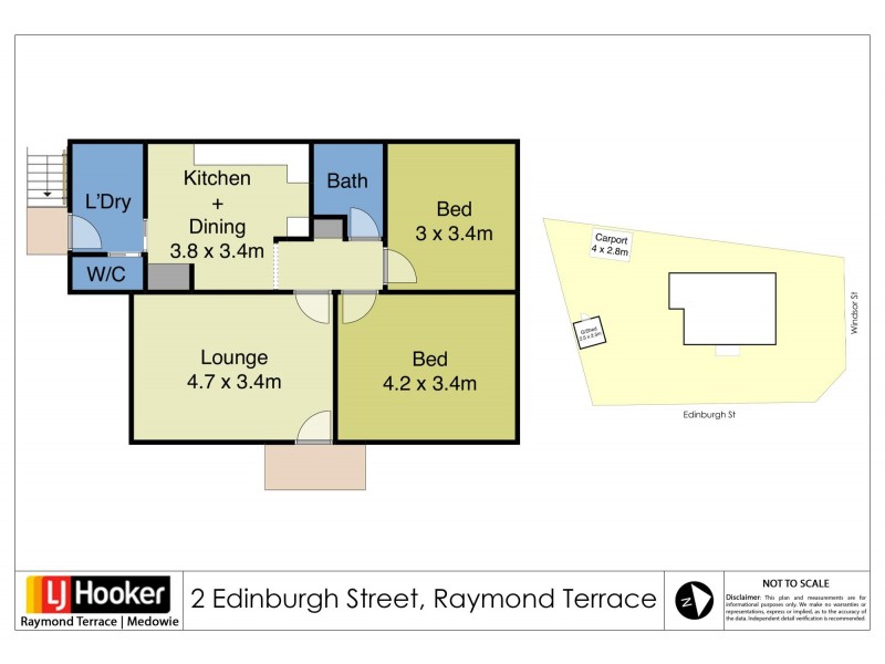2 Edinburgh Street, Raymond Terrace NSW 2324 Floorplan