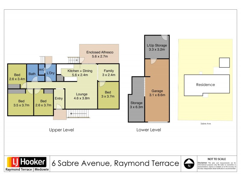 6 Sabre Avenue, Raymond Terrace NSW 2324 Floorplan