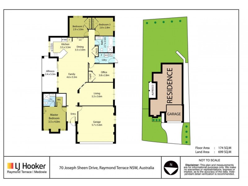 70 Joseph Sheen Drive, Raymond Terrace NSW 2324 Floorplan