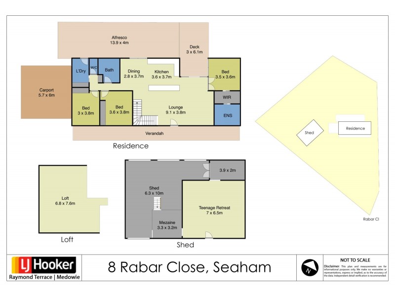 8 Rabar Close, Seaham NSW 2324 Floorplan