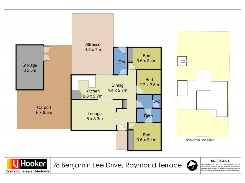 98 Benjamin Lee Drive, Raymond Terrace NSW 2324 Floorplan