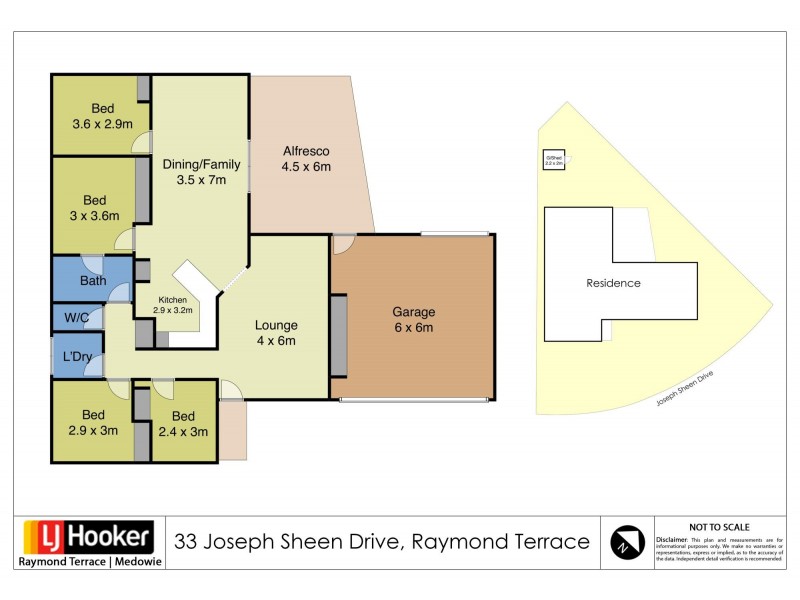 33 Joseph Sheen Drive, Raymond Terrace NSW 2324 Floorplan