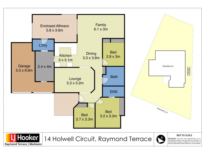 14 Holwell Circuit, Raymond Terrace NSW 2324 Floorplan