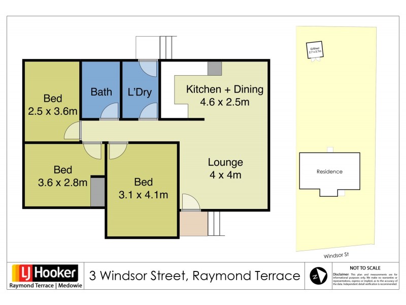 3 Windsor Street, Raymond Terrace NSW 2324 Floorplan