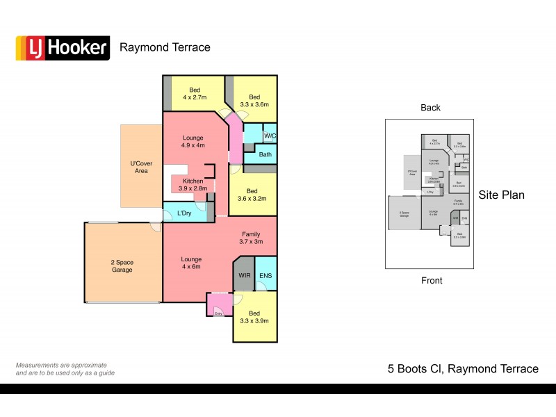 5 Boots Close, Raymond Terrace NSW 2324 Floorplan