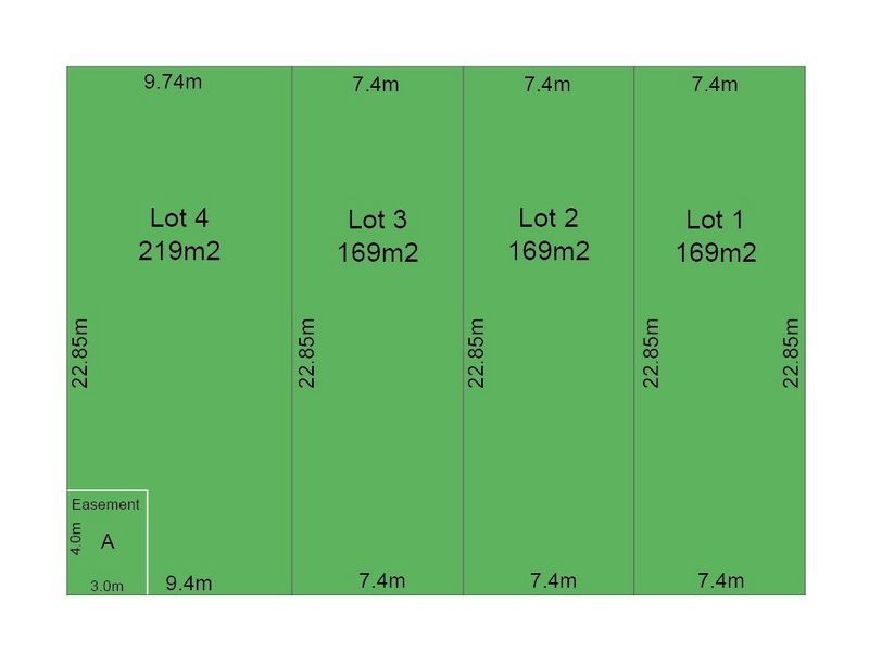 Lots 1 – 4 Milne Street, Vale Park SA 5081