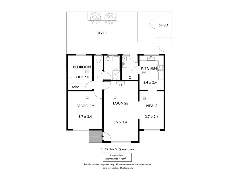 3/135 New Street, Queenstown SA 5014 Floorplan