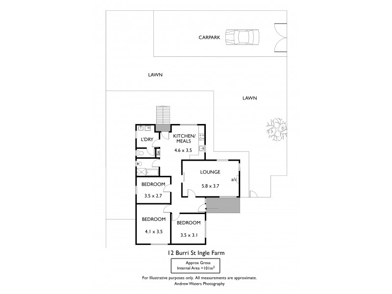 12 Burri Street, Ingle Farm SA 5098 Floorplan