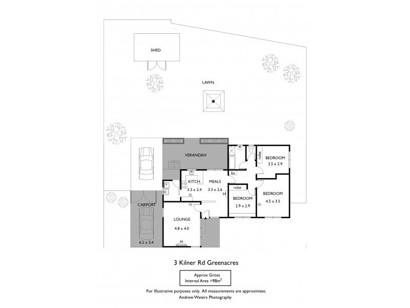3 Kilner Road, Greenacres SA 5086 Floorplan