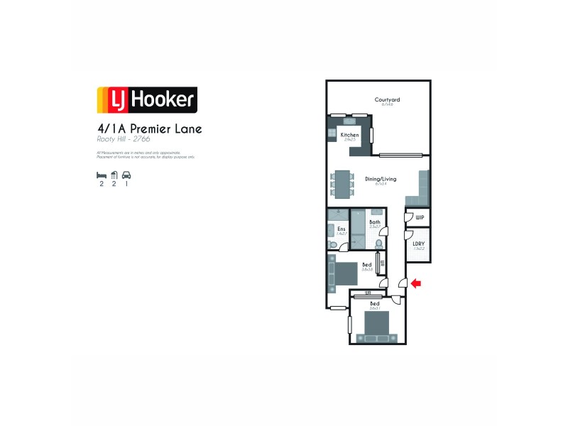 4/1A Premier Lane, Rooty Hill NSW 2766 Floorplan