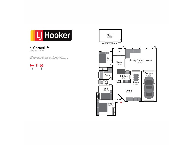 4 Cotterill Street, Plumpton NSW 2761 Floorplan