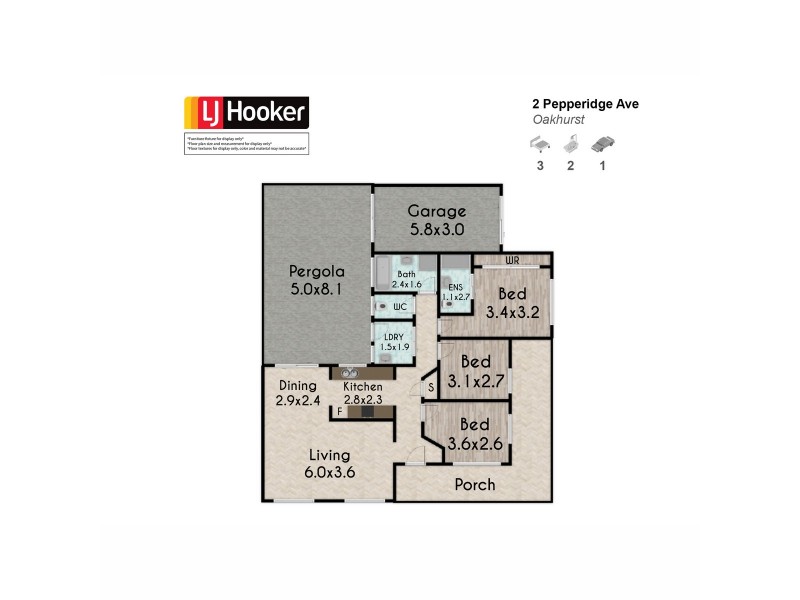 2 Pepperidge Avenue, Oakhurst NSW 2761 Floorplan