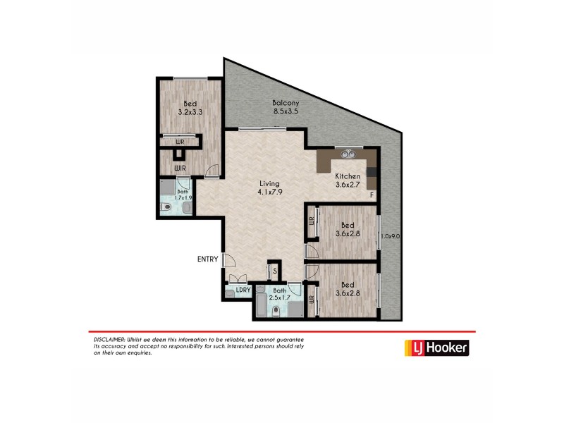 307/43 Devitt Street, Blacktown NSW 2148 Floorplan