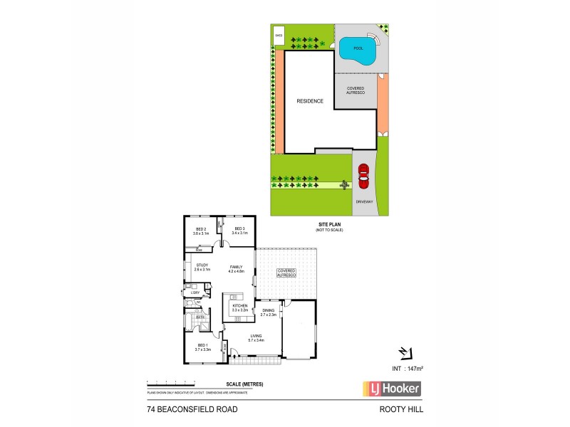 74 Beaconsfield Road, Rooty Hill NSW 2766 Floorplan