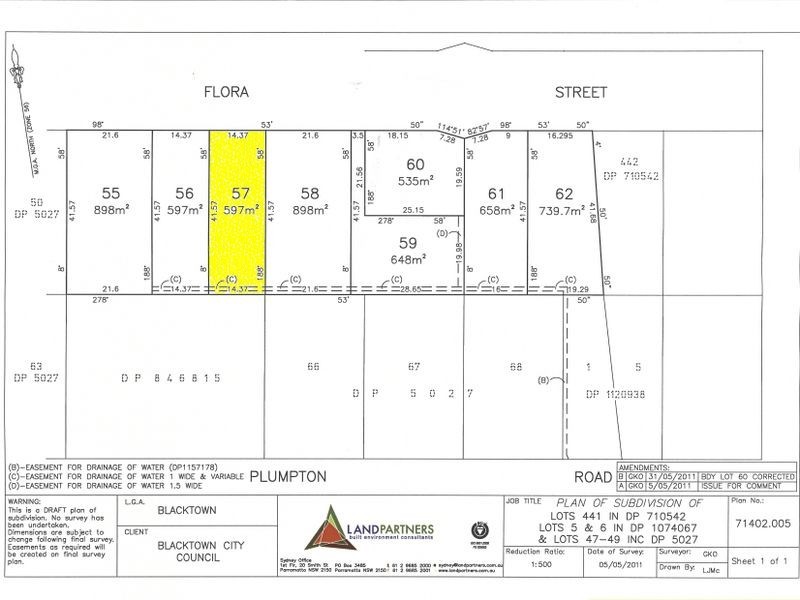 Proposed L Flora Street, Plumpton NSW 2761