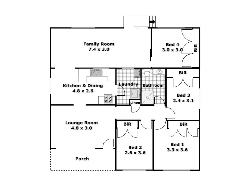 7 Mary Street, Rooty Hill NSW 2766 Floorplan