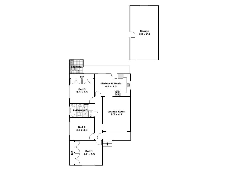 25 Mary Street, Rooty Hill NSW 2766 Floorplan